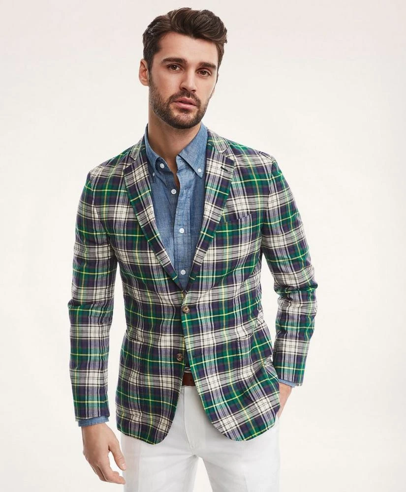 商品Brooks Brothers|Regent Regular-Fit Sport Coat, Madras,价格¥1664,第1张图片