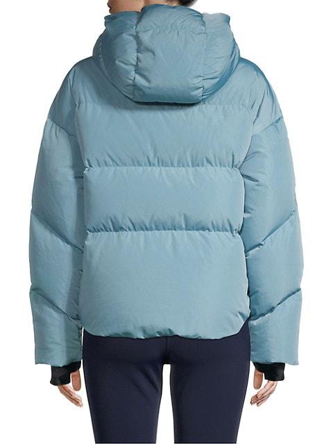 Meribel Hooded Shell Down Puffer Ski Jacket商品第5张图片规格展示