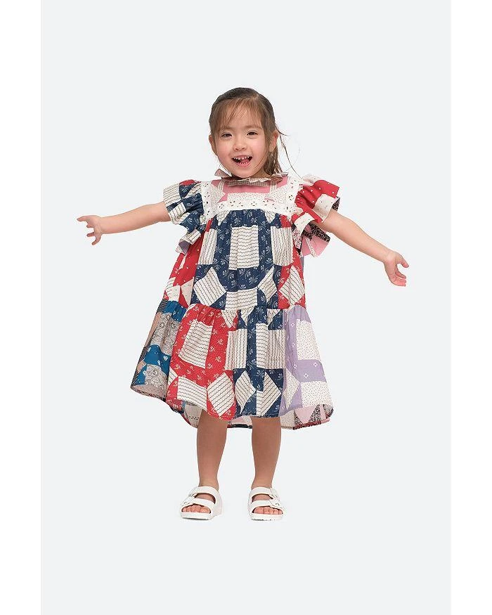 商品Sea|Girls' Nohr Patch Flutter Dress - Little Kid, Big Kid,价格¥795,第5张图片详细描述