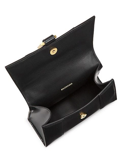商品Balenciaga|XS Hourglass Leather Top Handle Bag,价格¥19196,第3张图片详细描述