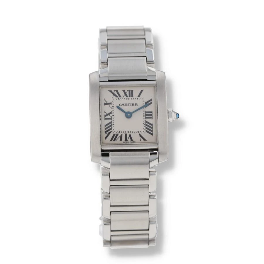 商品[二手商品] Cartier|Pre-owned Cartier Tank Francaise Quartz White Dial Ladies Watch 2384,价格¥17526,第1张图片