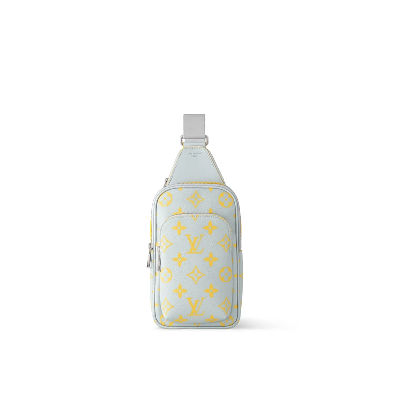 商品Louis Vuitton|LV/路易威登 男士灰色帆布斜挎包,价格¥18048,第1张图片