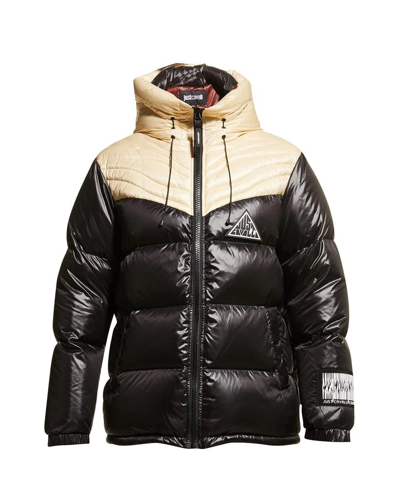 商品Just Cavalli|Men's Colorblock Puffer Jacket,价格¥4150,第2张图片详细描述