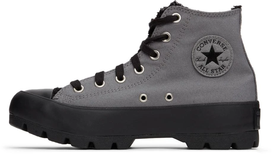 商品Converse|Grey Fleece Chuck Taylor All Star Lugged Hi Sneakers,价格¥192,第3张图片详细描述