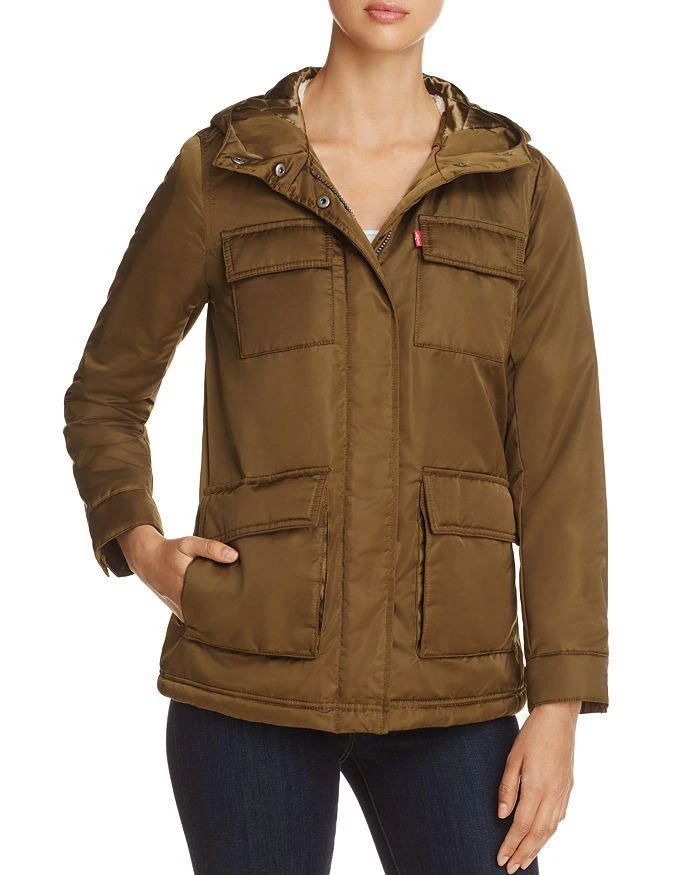 商品Levi's|Faux Fur Lined Four-Pocket Puffer Coat,价格¥1103,第1张图片