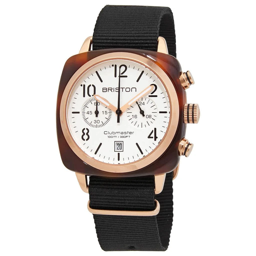 商品Briston|Briston Clubmaster Mens Chronograph Quartz Watch 17140.PRA.T.2.NB,价格¥484,第1张图片