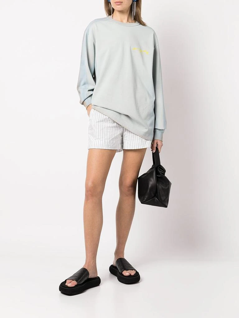 商品Alexander Wang|ALEXANDER WANG WOMEN LONG SLEEVE CREW NECK TEE,价格¥1115,第3张图片详细描述