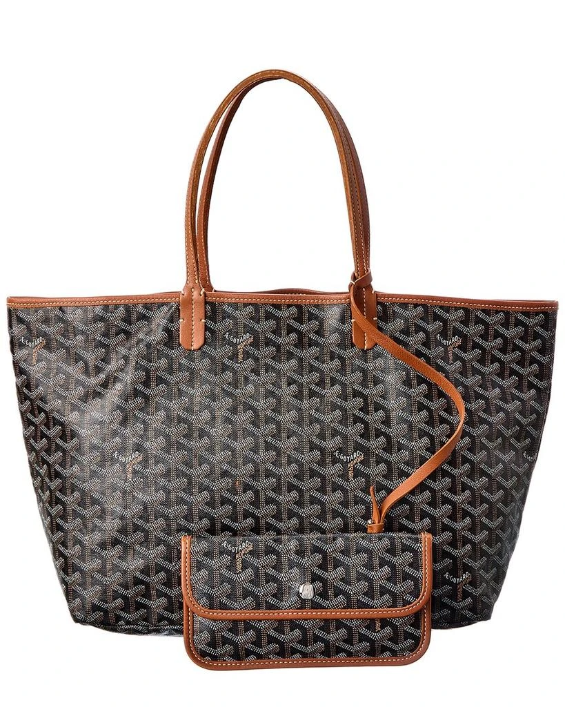 商品[二手商品] Goyard|Goyard Black Goyardine Canvas St. Louis PM (Authentic Pre-Owned),价格¥13894,第2张图片详细描述