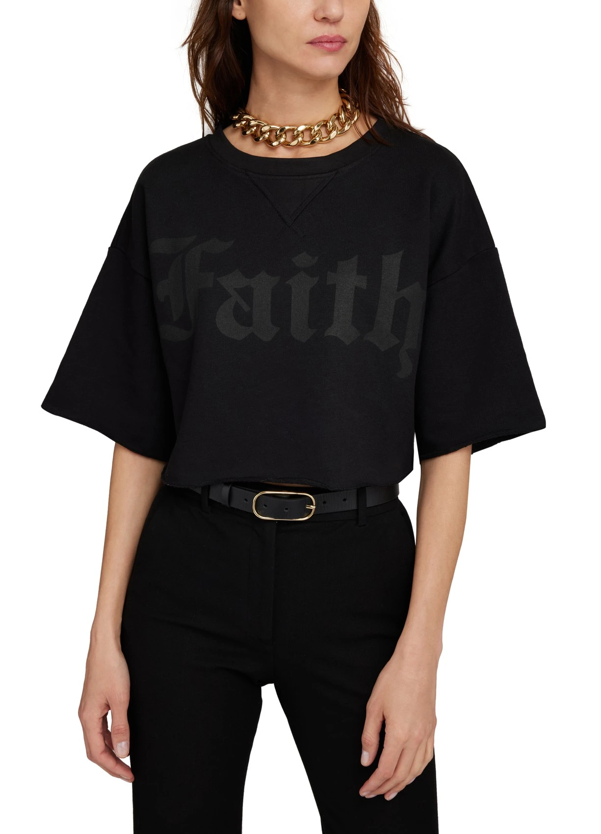 商品Faith Connexion|Faith Connexion 女士T恤 FAIA2827BCK 黑色,价格¥2199,第5张图片详细描述