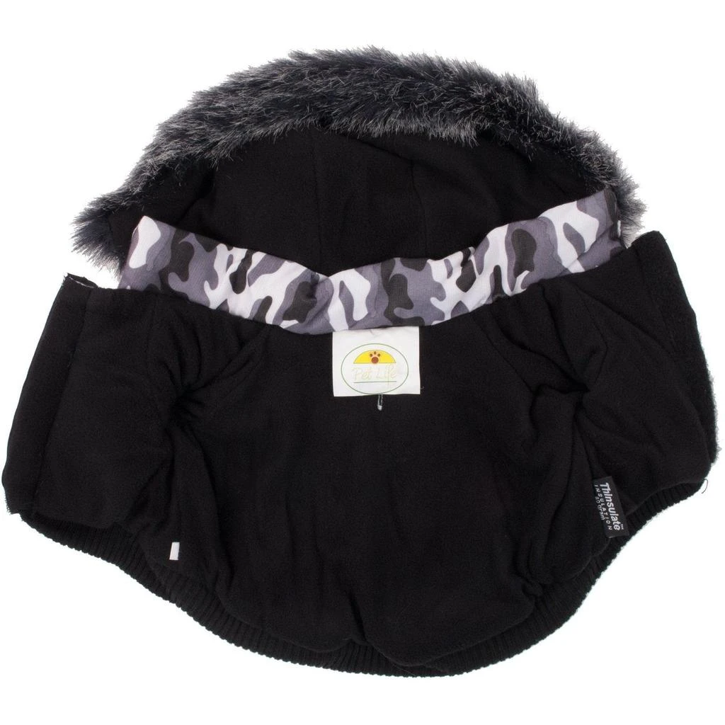 Classic Metallic Fashion 3M Insulated Dog Coat Parka  w/ Removable Hood 商品