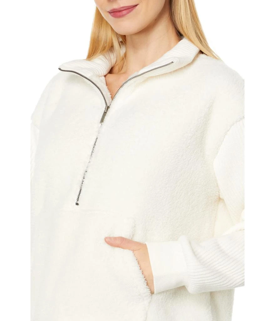 商品Splendid|Lexi Sherpa 1/2 Zip,价格¥1081,第3张图片详细描述