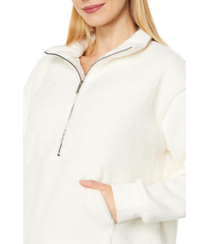 商品Splendid|Lexi Sherpa 1/2 Zip,价格¥1347,第5张图片详细描述