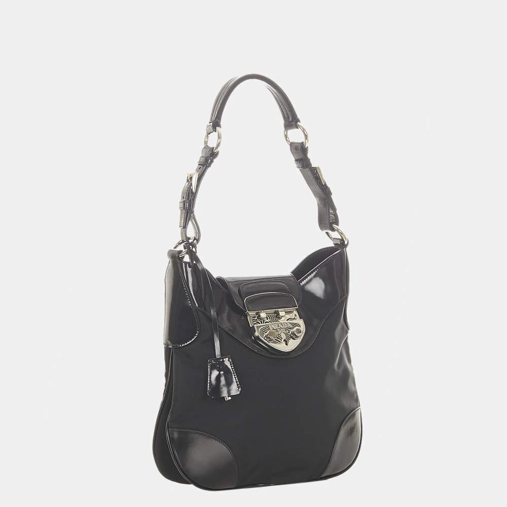 商品[二手商品] Prada|Prada Black Tessuto Shoulder Bag,价格¥3836,第2张图片详细描述
