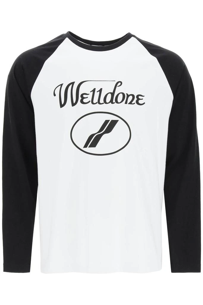 商品We11done|LOGO PRINT LONG SLEEVE T-SHIRT,价格¥1320,第1张图片