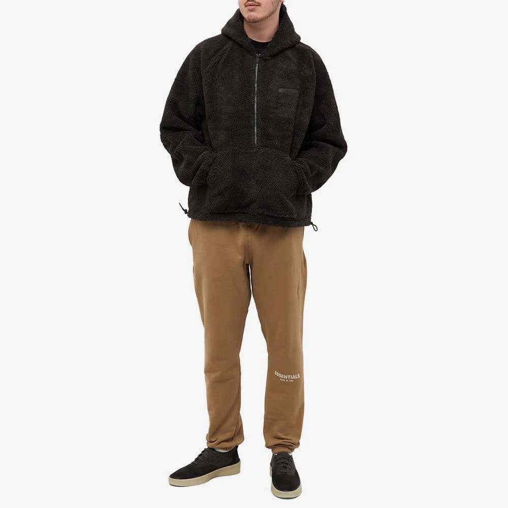 商品Essentials|Fear of God ESSENTIALS Polar Fleece Hoody - Iron,价格¥849,第4张图片详细描述