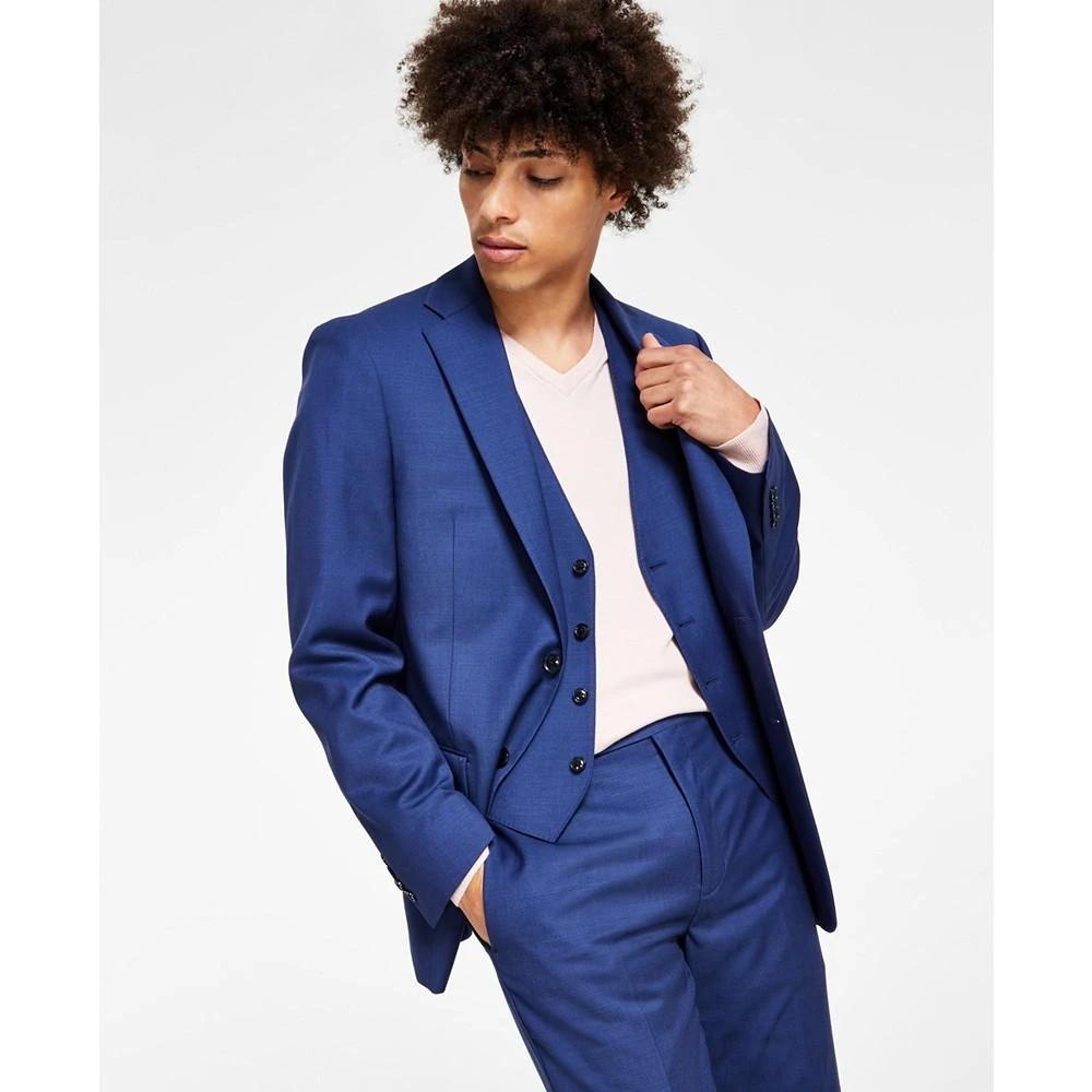 商品Calvin Klein|Men's Infinite Stretch Solid Slim-Fit Suit Jacket,价格¥1675,第1张图片