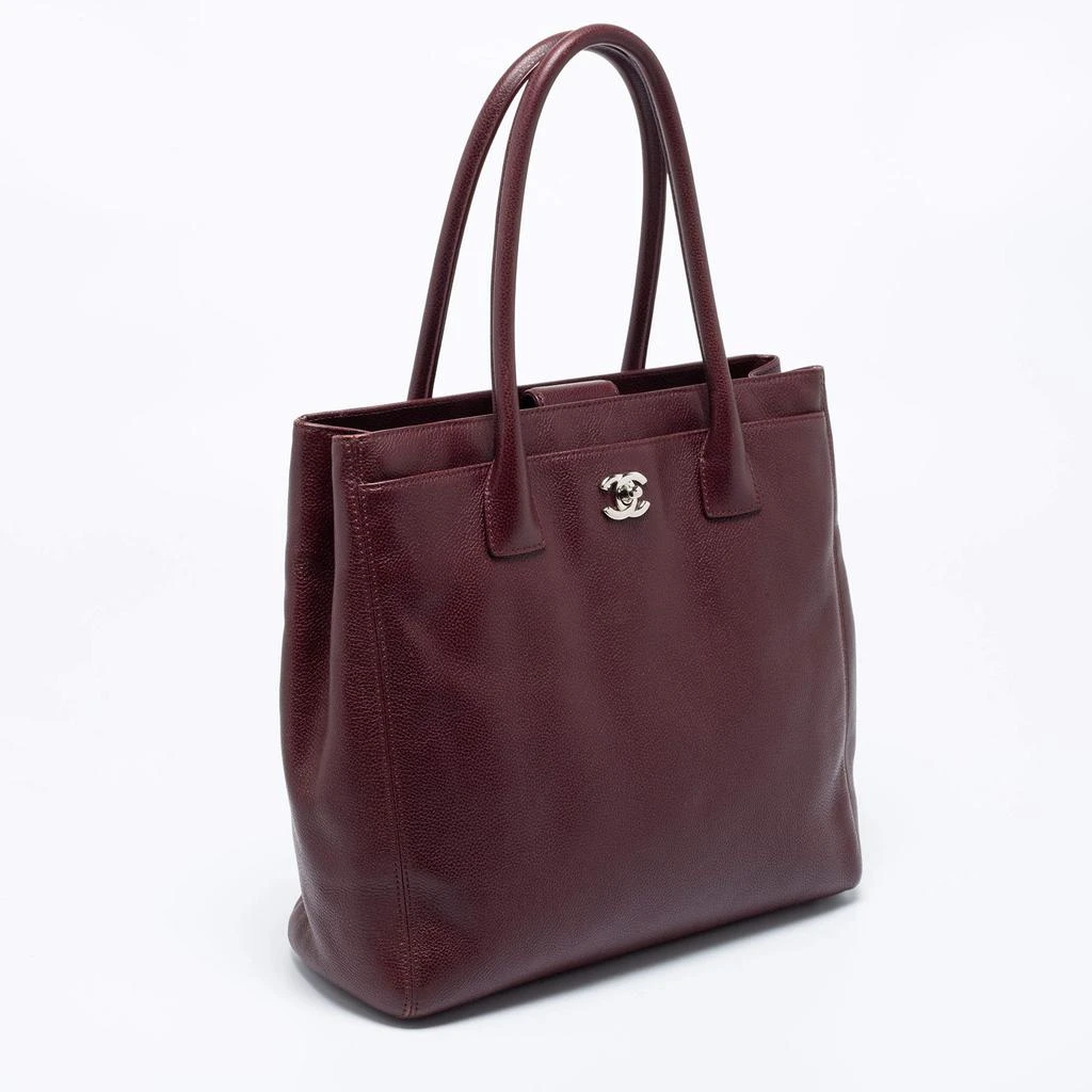 商品[二手商品] Chanel|Chanel Burgundy Leather Cerf Tote,价格¥11073,第3张图片详细描述