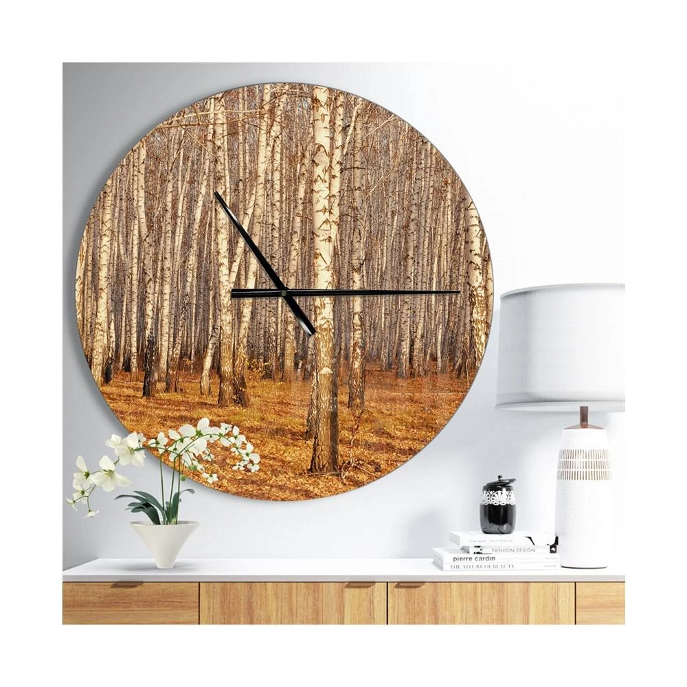 商品Design Art|Designart Oversized Traditional Round Metal Wall Clock,价格¥1220,第4张图片详细描述