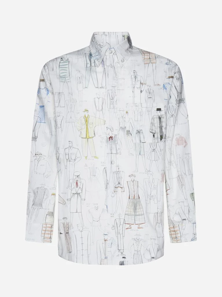 商品Kenzo|Print cotton shirt,价格¥821,第1张图片