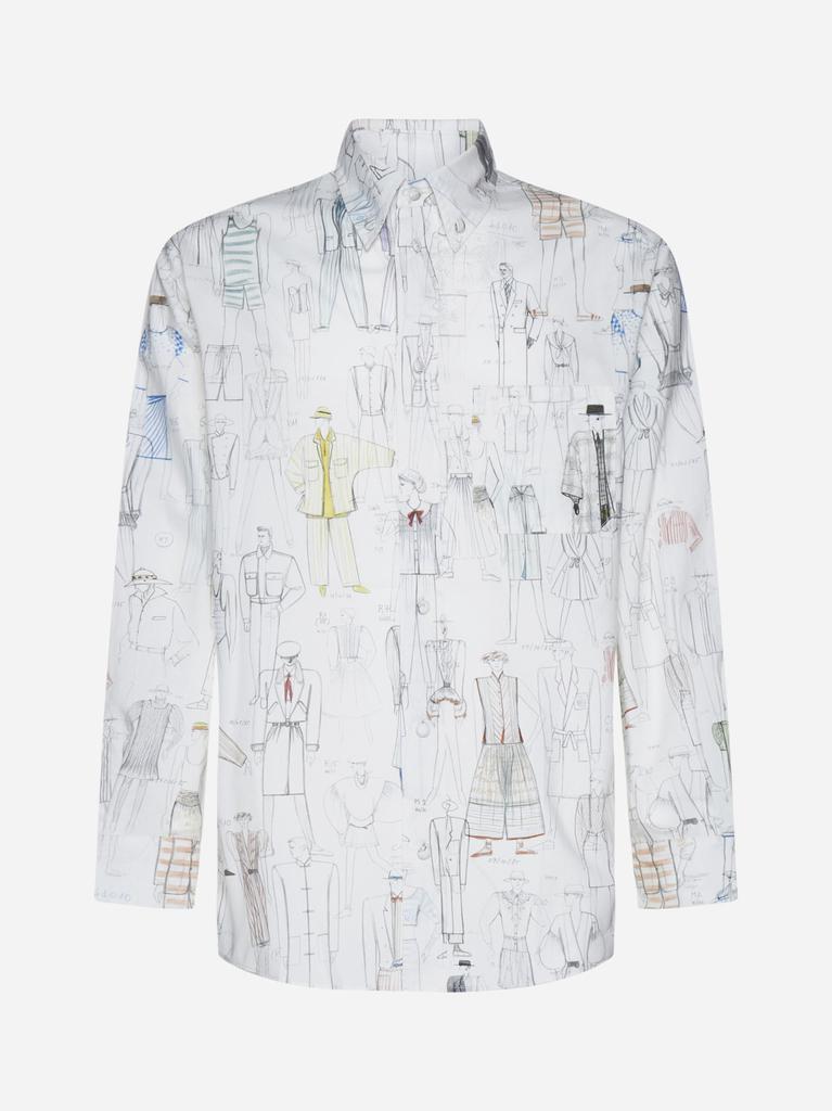 商品Kenzo|Print cotton shirt,价格¥755,第1张图片