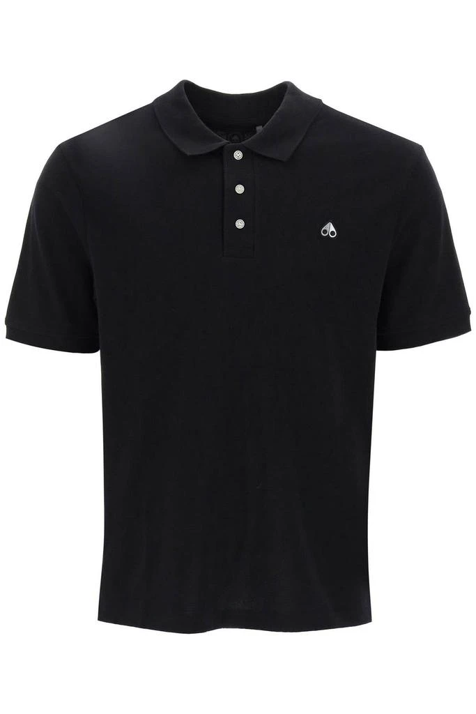 商品Moose Knuckles|Relaxed fit polo shirt,价格¥393,第1张图片