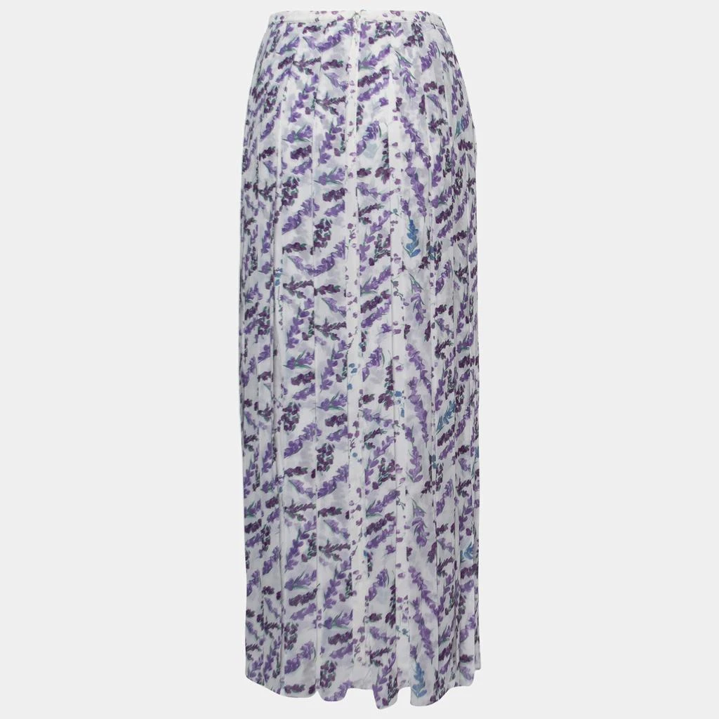 商品[二手商品] Max Mara|Max Mara White Floral Printed Georgette Oreste Maxi Skirt M,价格¥809,第2张图片详细描述