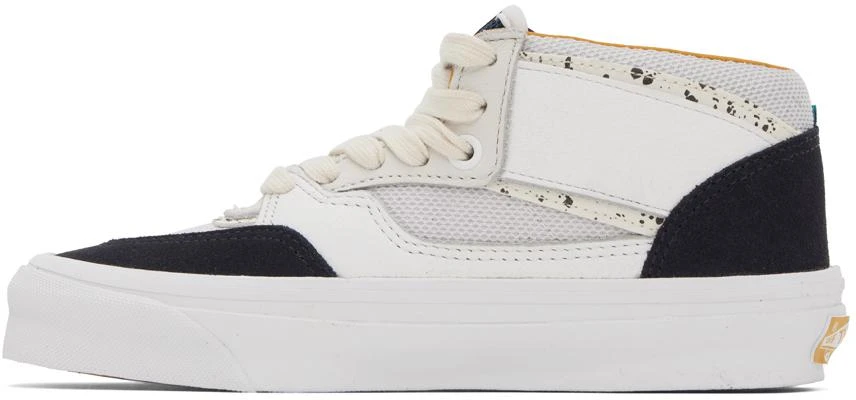 商品Vans|White & Navy OG Half Cab Sneakers,价格¥954,第3张图片详细描述