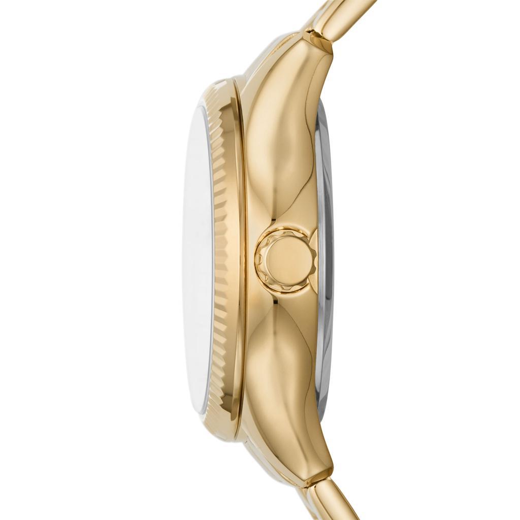 商品Fossil|Fossil Women's Rye Automatic, Gold-Tone Alloy Watch,价格¥608,第4张图片详细描述