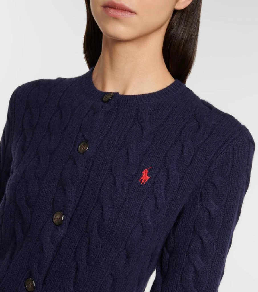 商品Ralph Lauren|Cable-knit wool-blend cardigan,价格¥1797,第4张图片详细描述