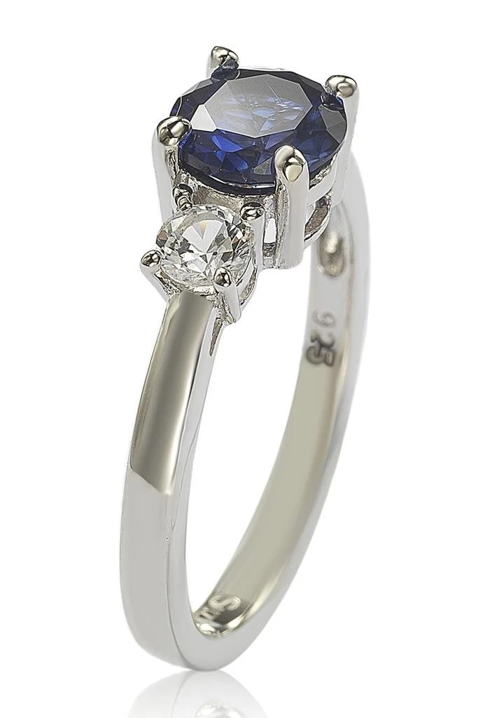 商品Suzy Levian|White & Blue Sapphire Ring,价格¥2475,第3张图片详细描述