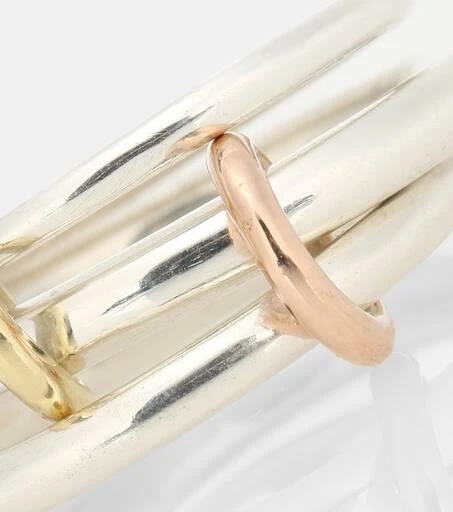商品Spinelli Kilcollin|Daphne 18kt gold and sterling silver linked rings,价格¥7623,第4张图片详细描述