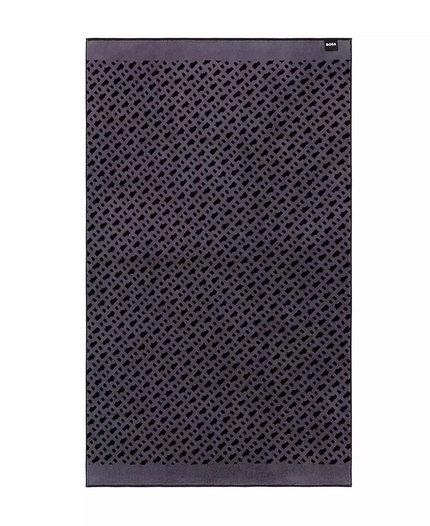 B Monogram Velour Jacquard Bath Towel, 28" x 55" 商品