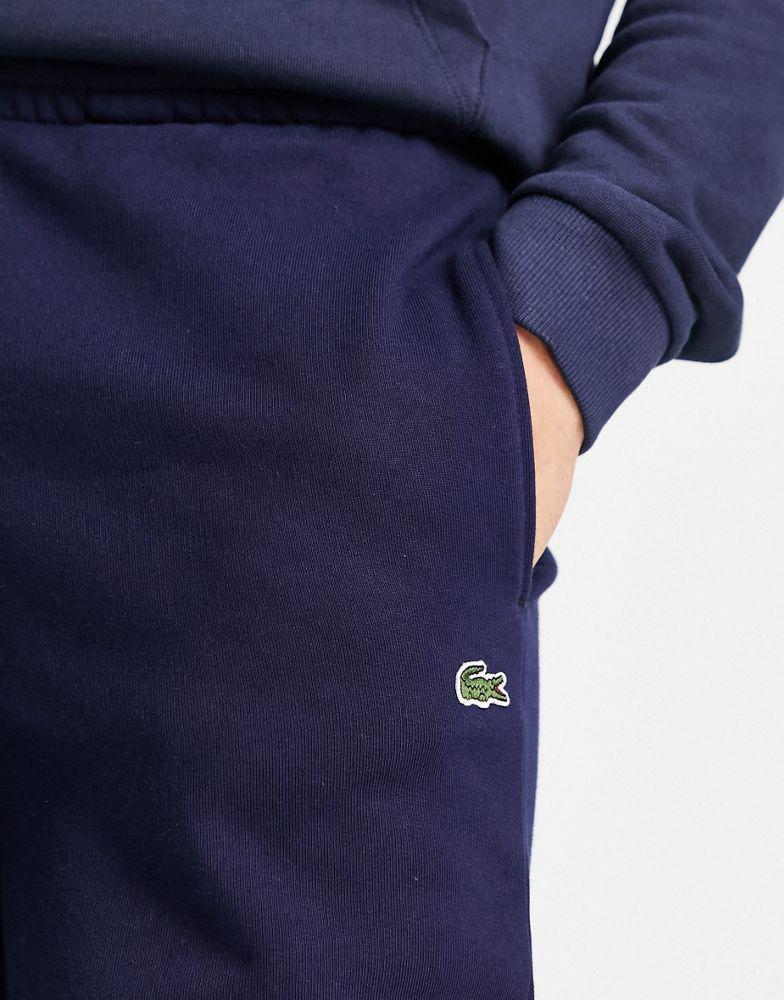 Lacoste cotton joggers in navy商品第3张图片规格展示