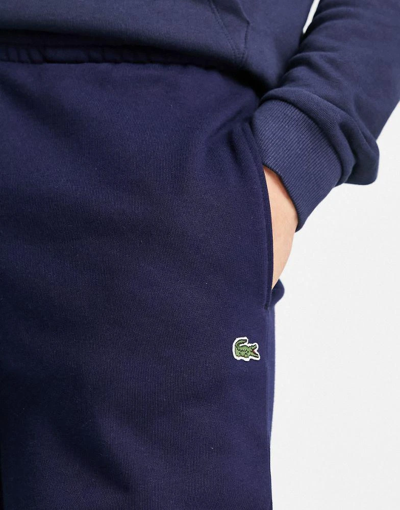 商品Lacoste|Lacoste cotton joggers in navy,价格¥570,第3张图片详细描述