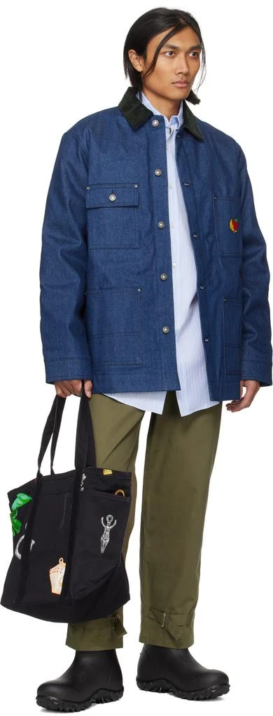 商品Sky High Farm Workwear|Black Charm Tote,价格¥1086,第4张图片详细描述