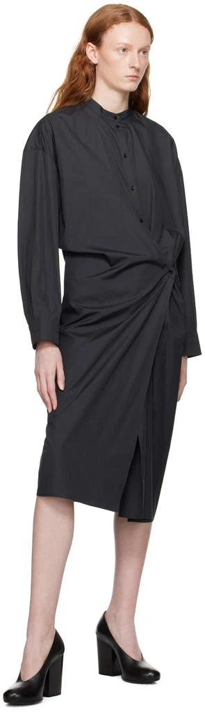商品Lemaire|Gray Twisted Midi Dress,价格¥1943,第4张图片详细描述