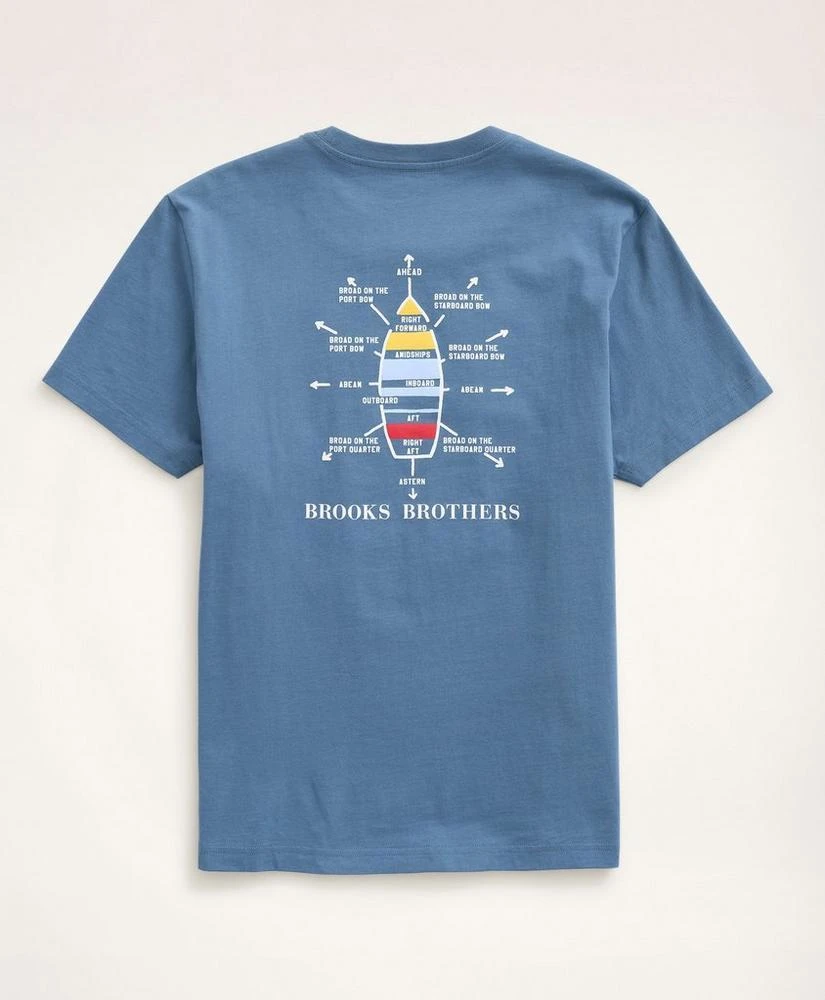 商品Brooks Brothers|Boat Graphic T-Shirt,价格¥164,第3张图片详细描述