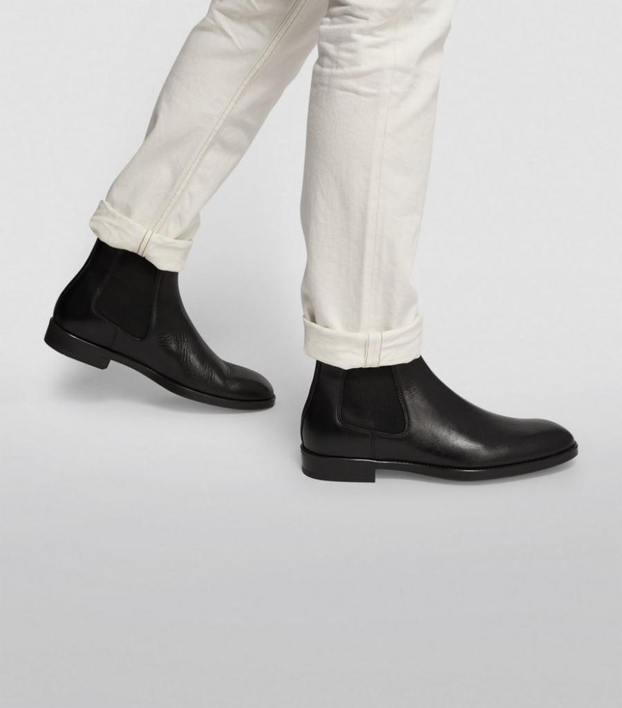 商品Tom Ford|Leather Robert Chelsea Boots,价格¥8358,第7张图片详细描述