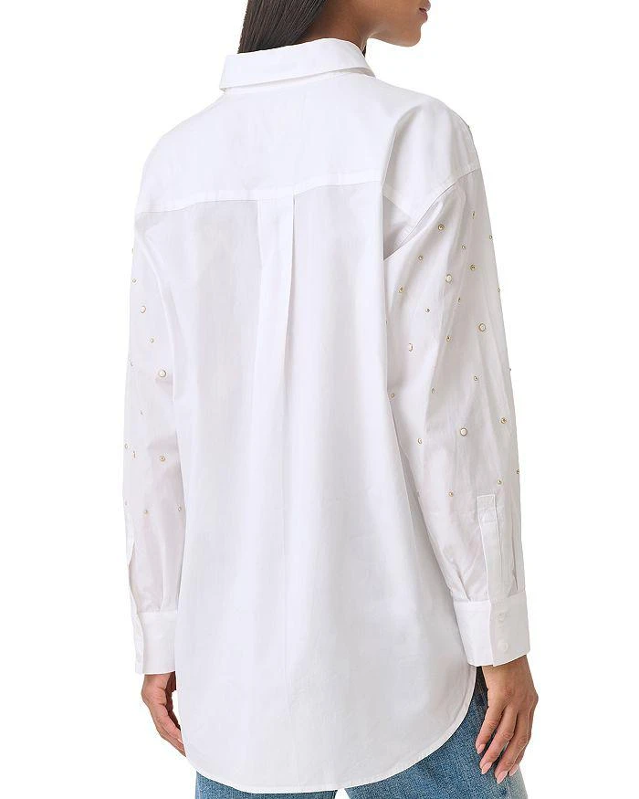 商品Karl Lagerfeld Paris|Embellished Cotton Shirt,价格¥490,第2张图片详细描述