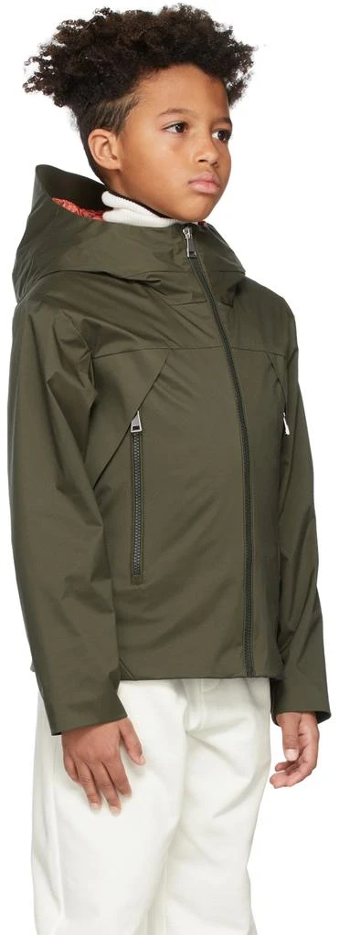 商品Moncler|Kids Khaki & Orange Down Rangen Parka Jacket,价格¥6554,第3张图片详细描述