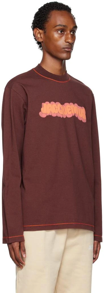 商品Jacquemus|Brown Le Papier 'Le T-Shirt Pate À Modeler' Long Sleeve T-Shirt,价格¥926,第2张图片详细描述