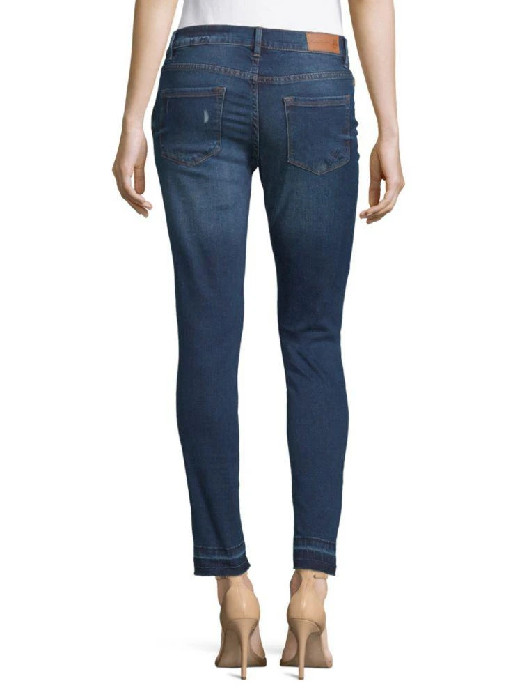 商品Karl Lagerfeld Paris|Released Hem Ankle Skinny Jeans,价格¥187,第2张图片详细描述