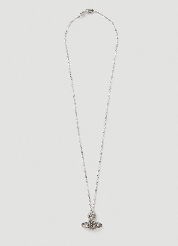 商品Vivienne Westwood|Salomon Bas Relief Pendant Necklace in Silver,价格¥1483,第1张图片