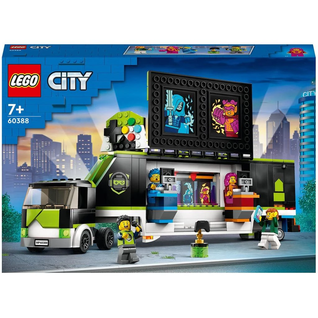 商品LEGO|LEGO City: Gaming Tournament Truck Esports Vehicle Toy (60388),价格¥438,第1张图片