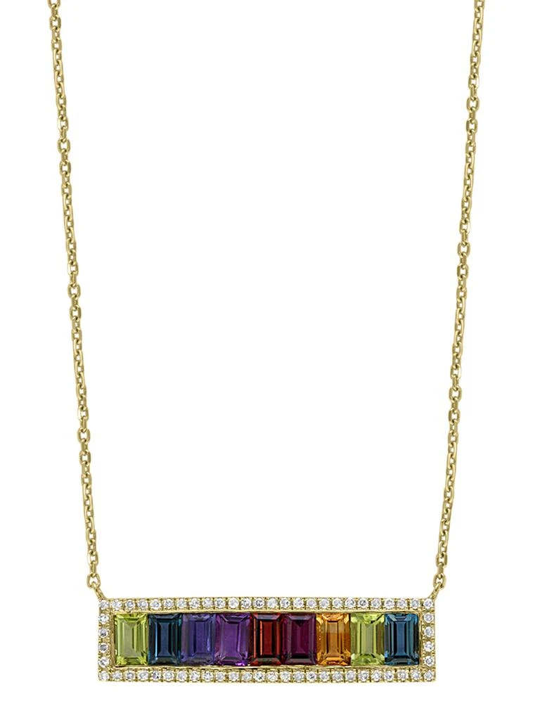 商品Effy|14K Yellow Gold Diamond  Necklace,价格¥10376,第1张图片