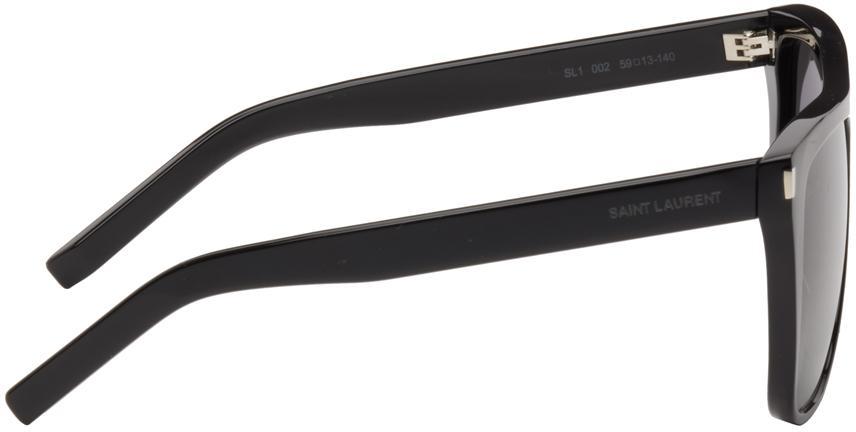 商品Yves Saint Laurent|Black New Wave SL 1 Sunglasses,价格¥2646,第4张图片详细描述