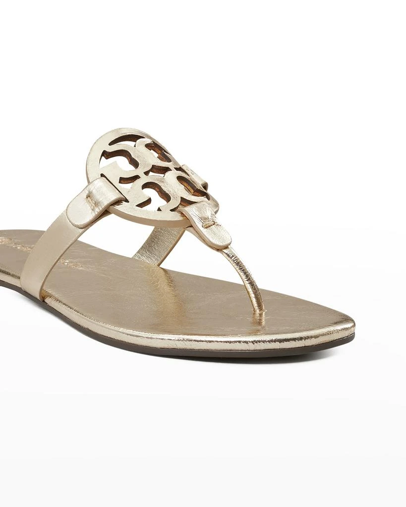 商品Tory Burch|Miller Soft Metallic Thong Sandals,价格¥755,第3张图片详细描述