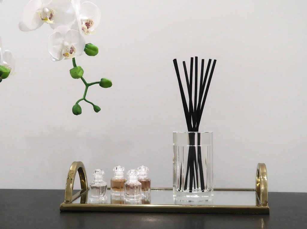 商品Classic Touch Decor|Rectangular Mirror Tray with Gold Handles -12"L,价格¥725,第5张图片详细描述