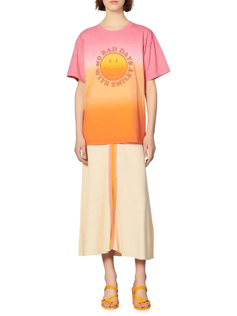 商品Sandro|Cedric Ombré Graphic Tee,价格¥558,第2张图片详细描述