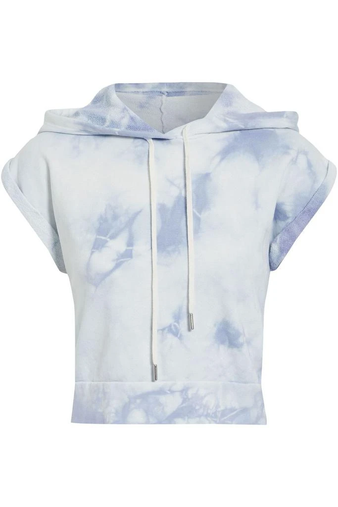 商品Jonathan Simkhai|Tie-dyed organic French cotton-terry hooded top,价格¥181,第1张图片